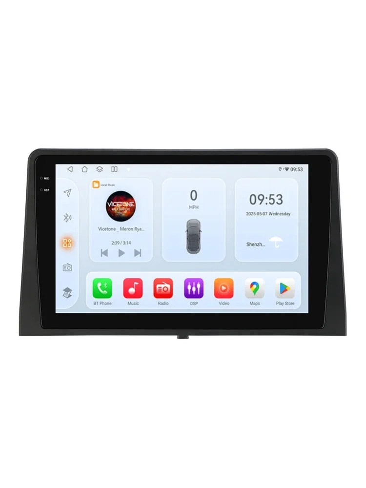2DIN Android 14 Autoradio für Citroen Berlingo 2019 Peugeot Partner Rifter 2020 Opel Combo Multimedia-Player GPS 360 CAM SWC BT