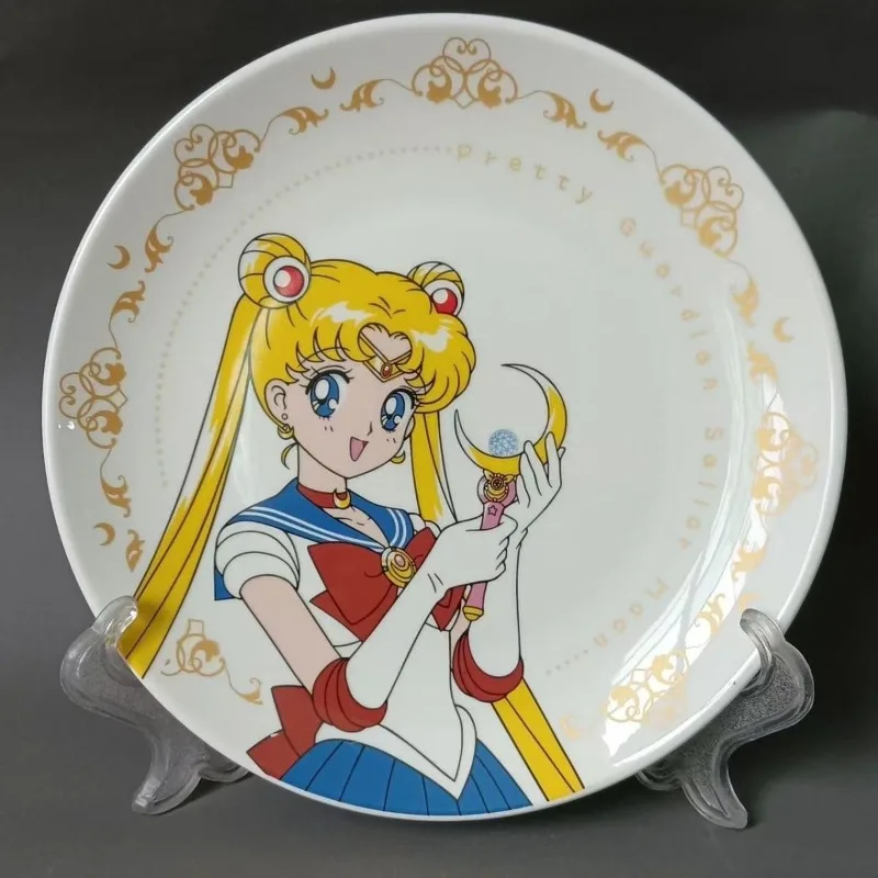 Sailor Moon cartoon anime perifere kawaii servies maan haas cartoon keramische eetbak woondecoratie decoratie groothandel