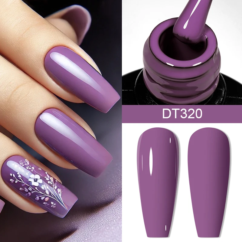 7ml Premium Lavender Purple Gel Nail Polish | Matte & Glossy Finish | Long-Lasting & Chip-Resistant | Perfect Nail Art Varnish