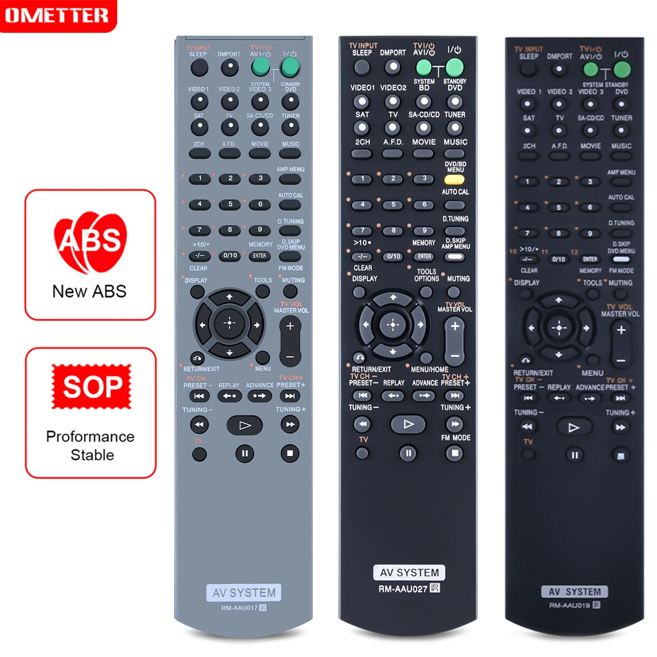 

Remote Control For SONY RM-AAU019 RM-AAU017 RM-AAU027 STR-K1600 STR-K740P RM-PP65 RM-PP413 HT-SF2000 STR-KM7500 STR-DH800