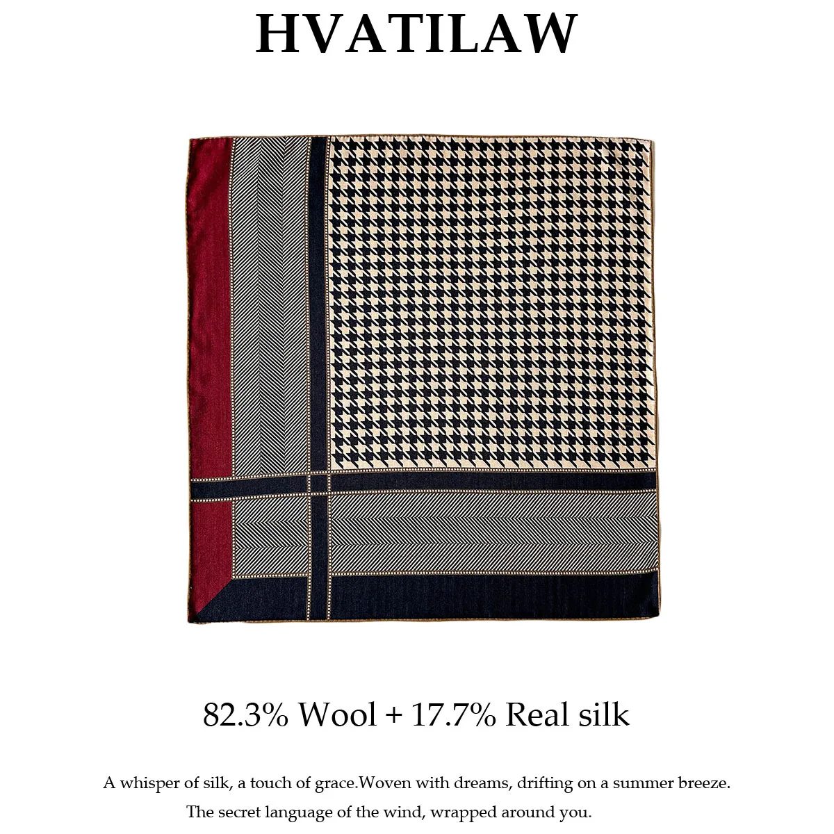 

New Women Mulberry Silk Wool 62cm Square Scarf Bandana Shawl Lady Neckerchief Handkerchief Female Decorative Shawl Wrap Poncho