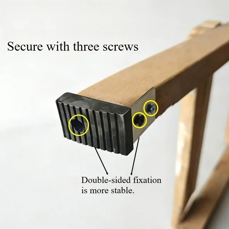 Anti-Slip Ladder Foot Covers A-Frame Ladder Leg Pads Non-Slip Rubber Leg Caps Household Wearable Step Ladder Rubber Feet Pads