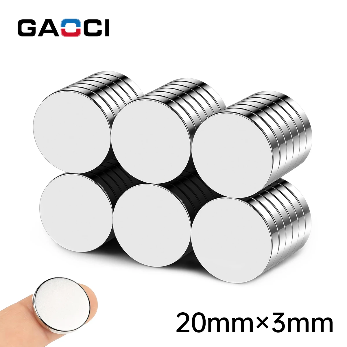 

20x3 10/20/50/100Pcs NdFeB Neodymium Magnet Super Powerful Round Permanent Disc Magnetic imanes N38