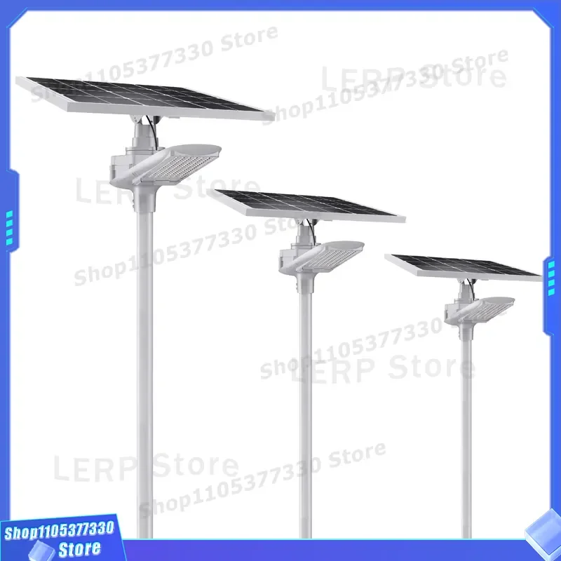 100W Split Solar Street Light IP65 Waterproof LED Lamp 18V Poly Panel Outdoor Garden Road Lighting Factory Direct Supply High