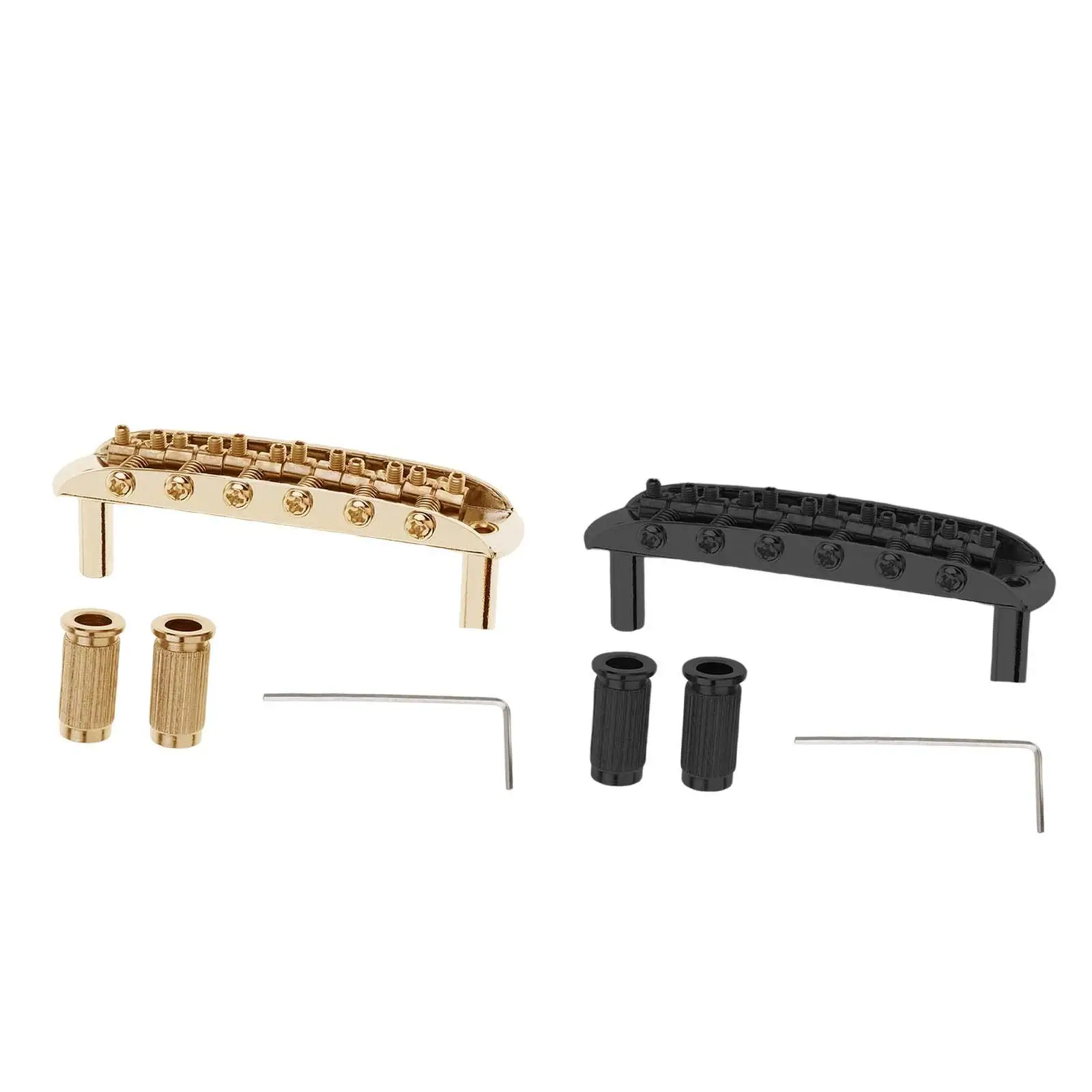 

Комплект крепления для электрогитары (бридж) с хромированным покрытием, аксессуар для сборки и обслуживания гитар