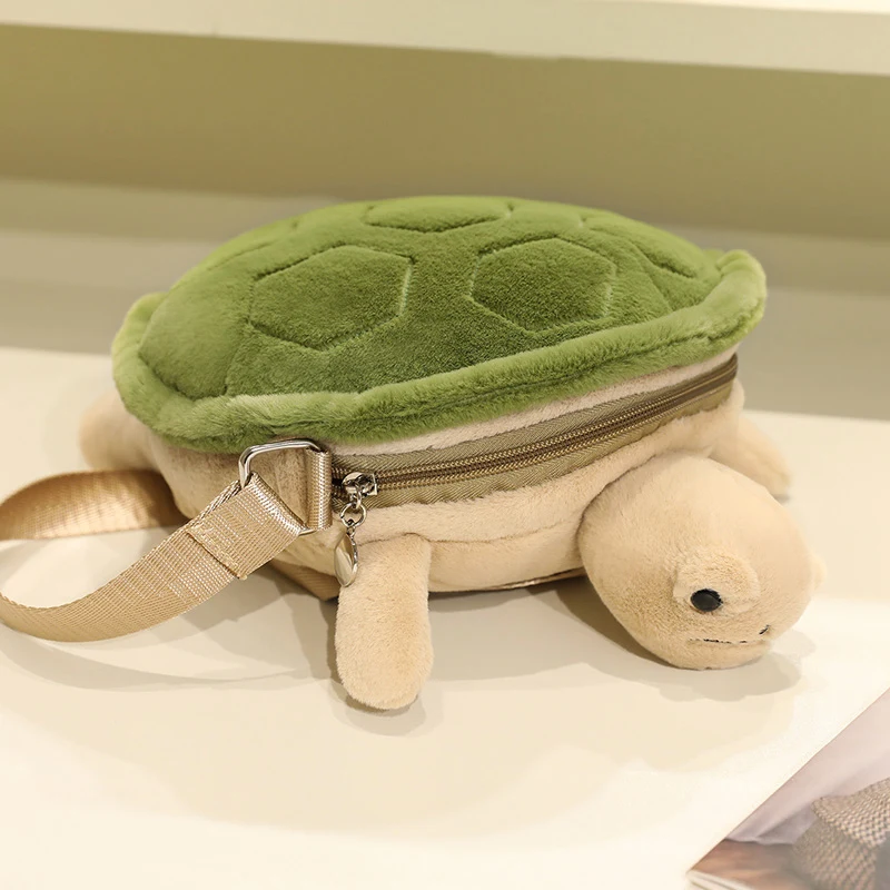 Cute Turtle Plush Toy Doll Creative Turtle Crossbody Bag Cute Backpack Turtle Pendant Birthday Gift