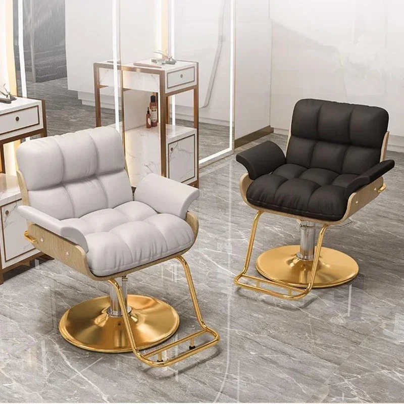 Berber Nail Beauty Chair Luxury Dressing Table Office High Hair Chair Lash Barbershop Chaise Coiffeuse Salon Equipment Furniture