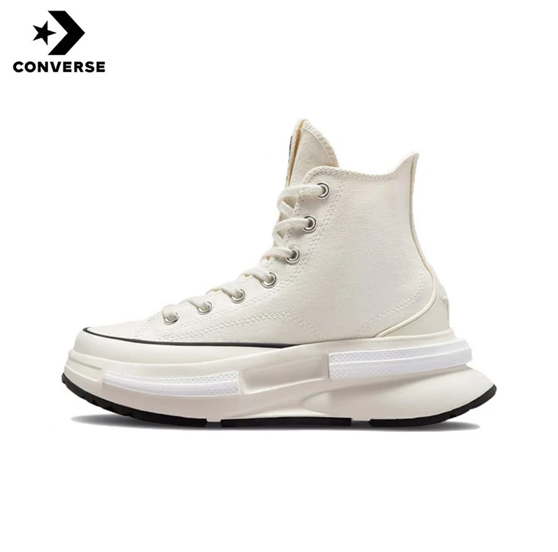 Converse Run Star Legacy CX Men and Women Skateboarding Shoes High-top Outdoor Lightweight Vintage Sneaker White