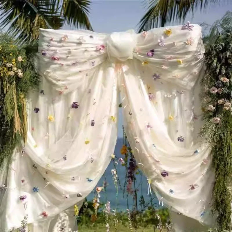 

Wedding with flowers bow clock in the store Festive floral activities Decoration party Engagement ceremony photo