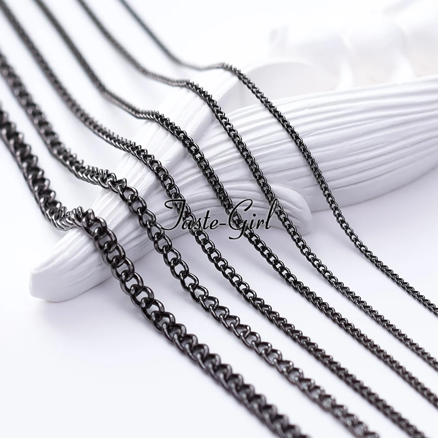 Chaînes mixtes japonaises et coréennes pour Nail Art 3D, 6 pièces/paquet, bijoux, accessoires, fournitures de manucure