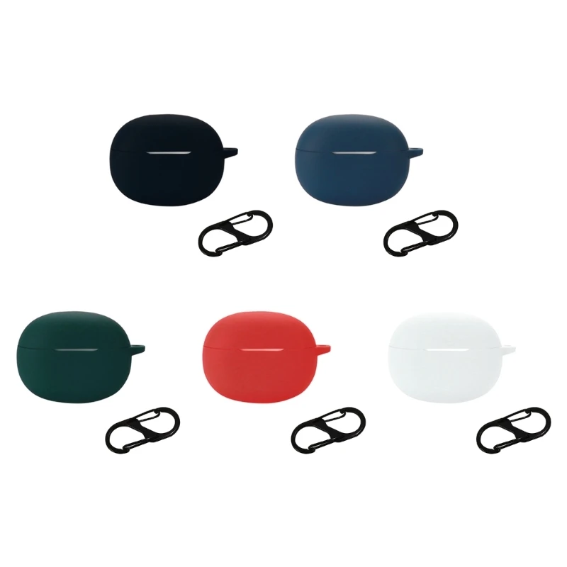 Silicone Protective Case For Realme Buds T100 Wireless Headphone Protector Case Cover Shell Housing Anti-dust Sleeve