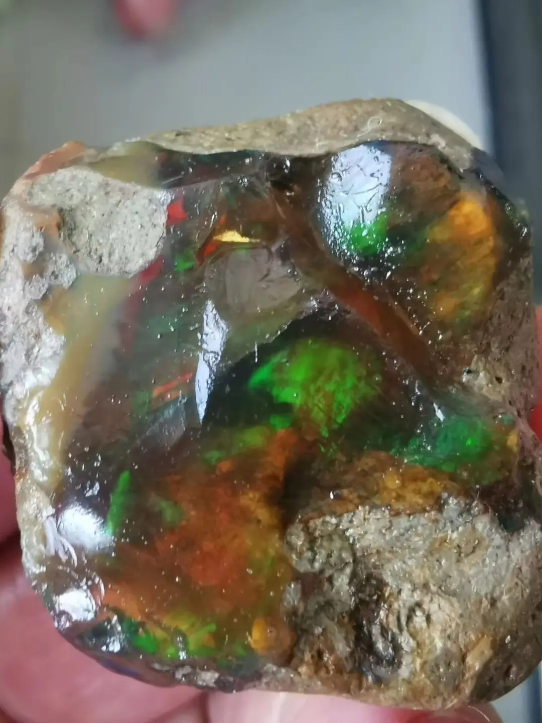 100% Natural Raw Ethiopian Opal Stone Specimen 86.6ct(17.32g)