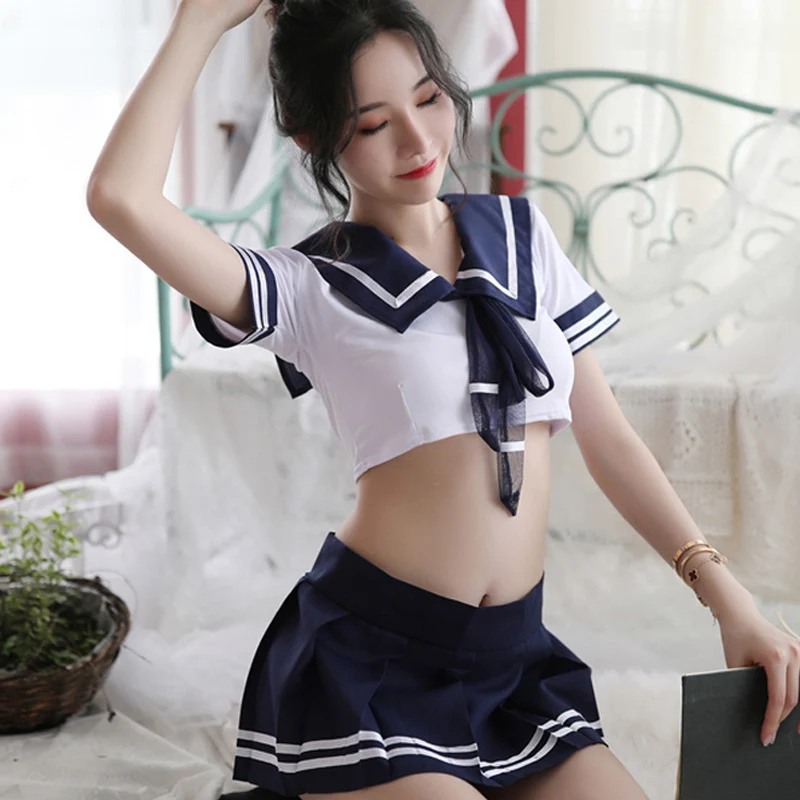 Uniforms Seductive Stewardess Student  Maid Dress Sexy Pajamas Cosplay Dress Sexy Clothing