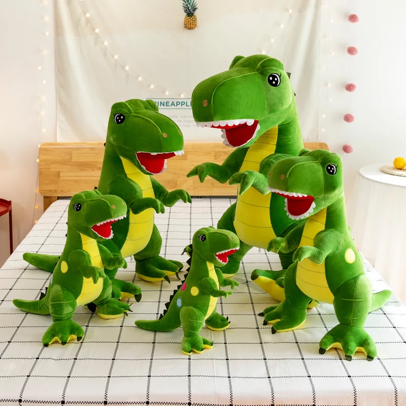 

Kawaii Plush Dinosaur Stuffed Doll Plushie Cuddly Toy for Kids Birthday Gift Trendy Dotted Design Wholesale Factory