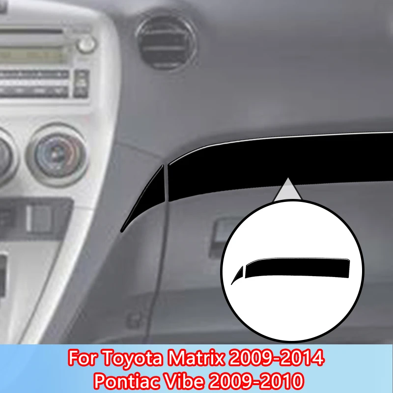 Passenger Side Glove Box Trim Brand New ABS Gloss Black Stickers For Toyota Matrix 2009-2014 Pontiac Vibe 2009-2010