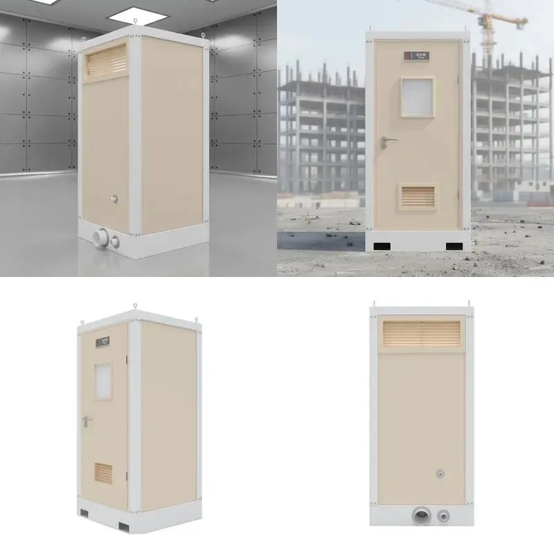 Waterproof Durable Eco Friendly Portable Shower Toilet Integrated Sandwich Panel Easy Install for Outdoor Camping