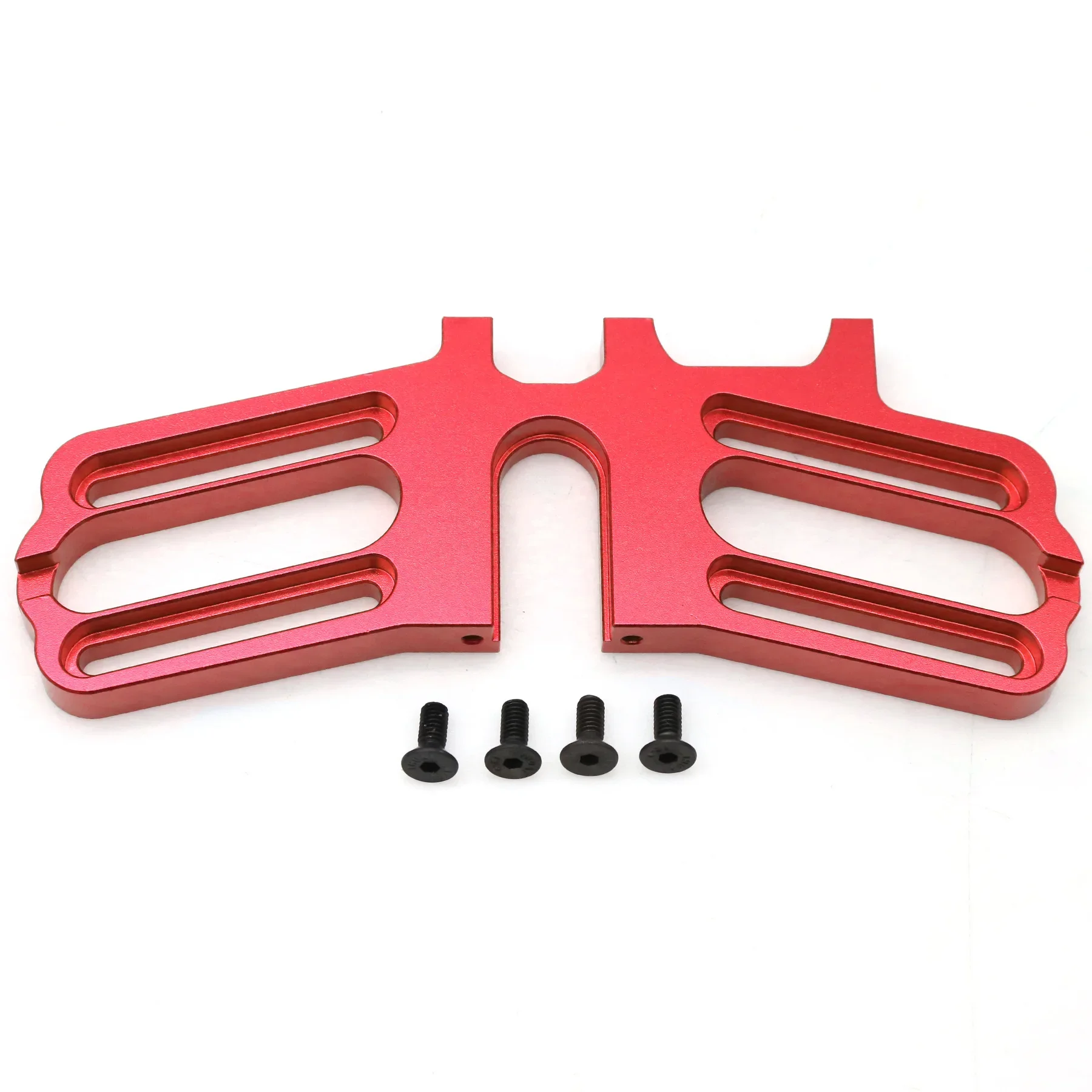 Suporte de motor duplo de metal para arrma 1/7 infração ilimitada crime 6s blx rc peças de atualização de carro