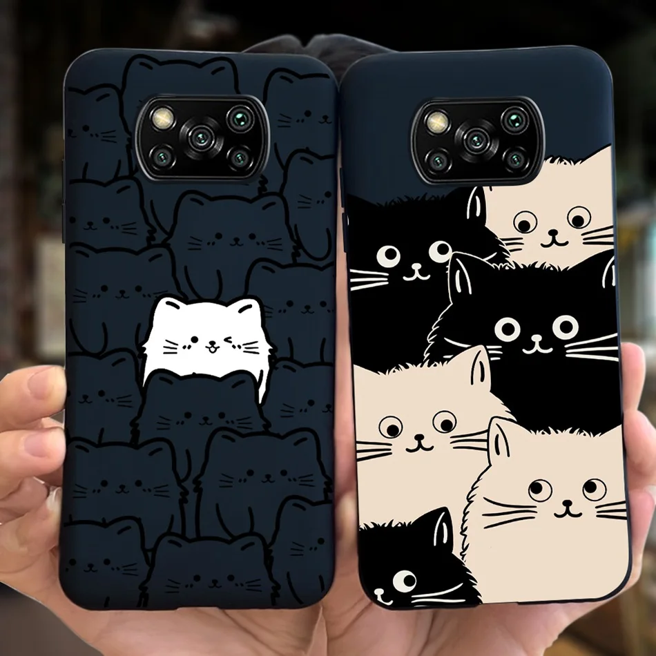 For Xiaomi Poco X3 Pro Case POCO X3 NFC Cute Cartoon Candy Color Phone Back Cover For PocoX3 X 3 NFC X3Pro Soft Silicon Bumper