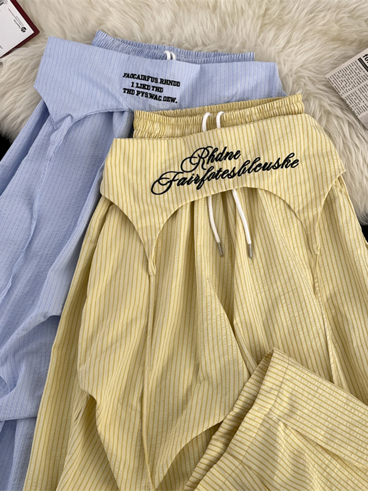 

Свободные широкие брюки в американском стиле ретро, мужские летние новые складные брюки для рабочей одежды, повседневные прямые брюки