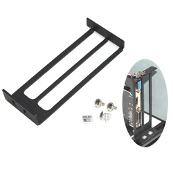 Aluminum Alloy Graphics Video Stand Cooling Kit Vertical Support Bracket C-type GPU Holder Support Baffle for Desktop