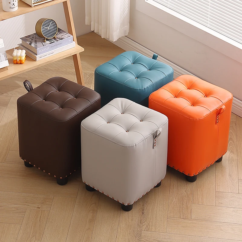 

Decoration Stool Chair Makeup European Ottomans Vanity Chair Living Room Sofas Footrest Pouf Salon Moderne Nordic Furniture