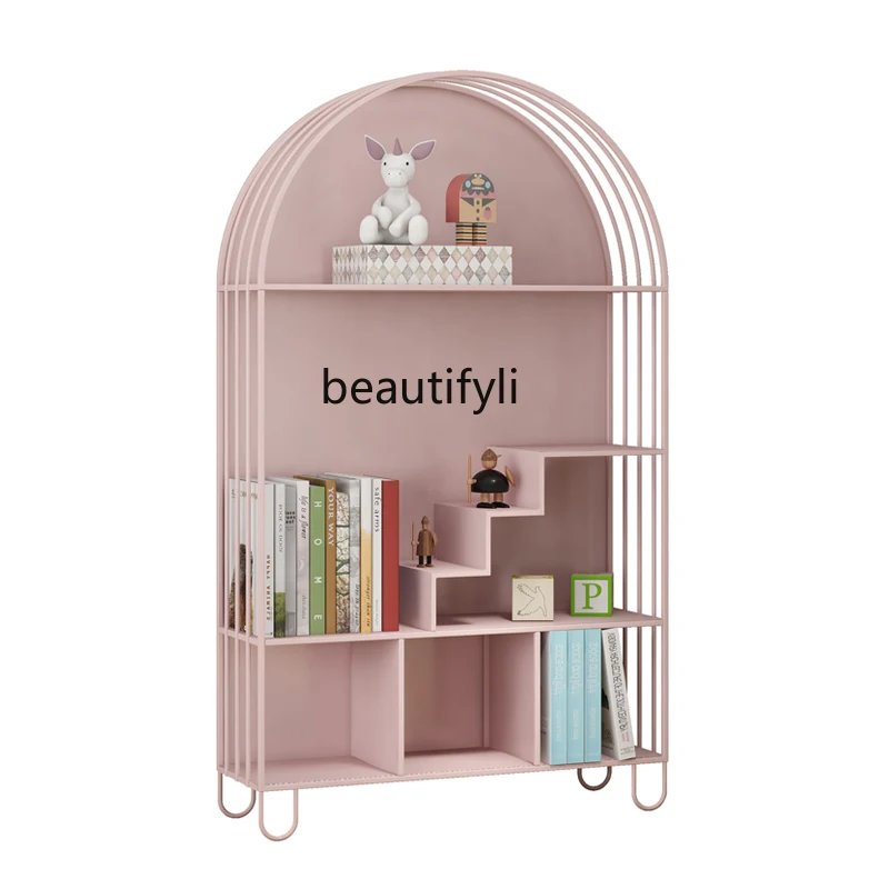 zqNordic Children's Bookcase Storage Rack Picture Book Rack Simple Multi-Layer Storage Rack