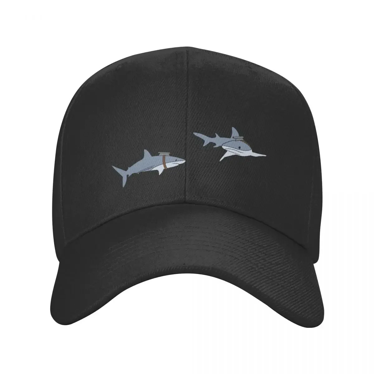 Sharks with laser beams Baseball Cap Golf Cap Uv Protection Solar Hat fishing hat Golf Women Men's