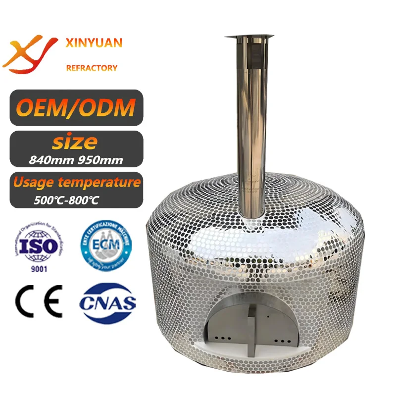 

OEM Low Price Wood Fired Pizza Oven Wood Burning Outdoor Mobile Wood Fire Pizza Oven Woodfire for Pizza and Grilling Meat
