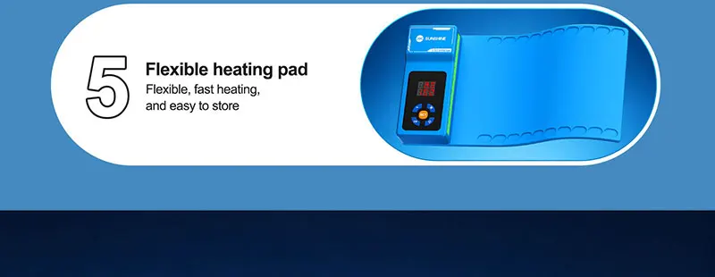 SUNSHINE LS3 Mini tragbarer LCD-Bildschirmentferner, intelligente Temperaturregelung, für Mobiltelefone und Tablets unter 10,5 Zoll – Detail 5