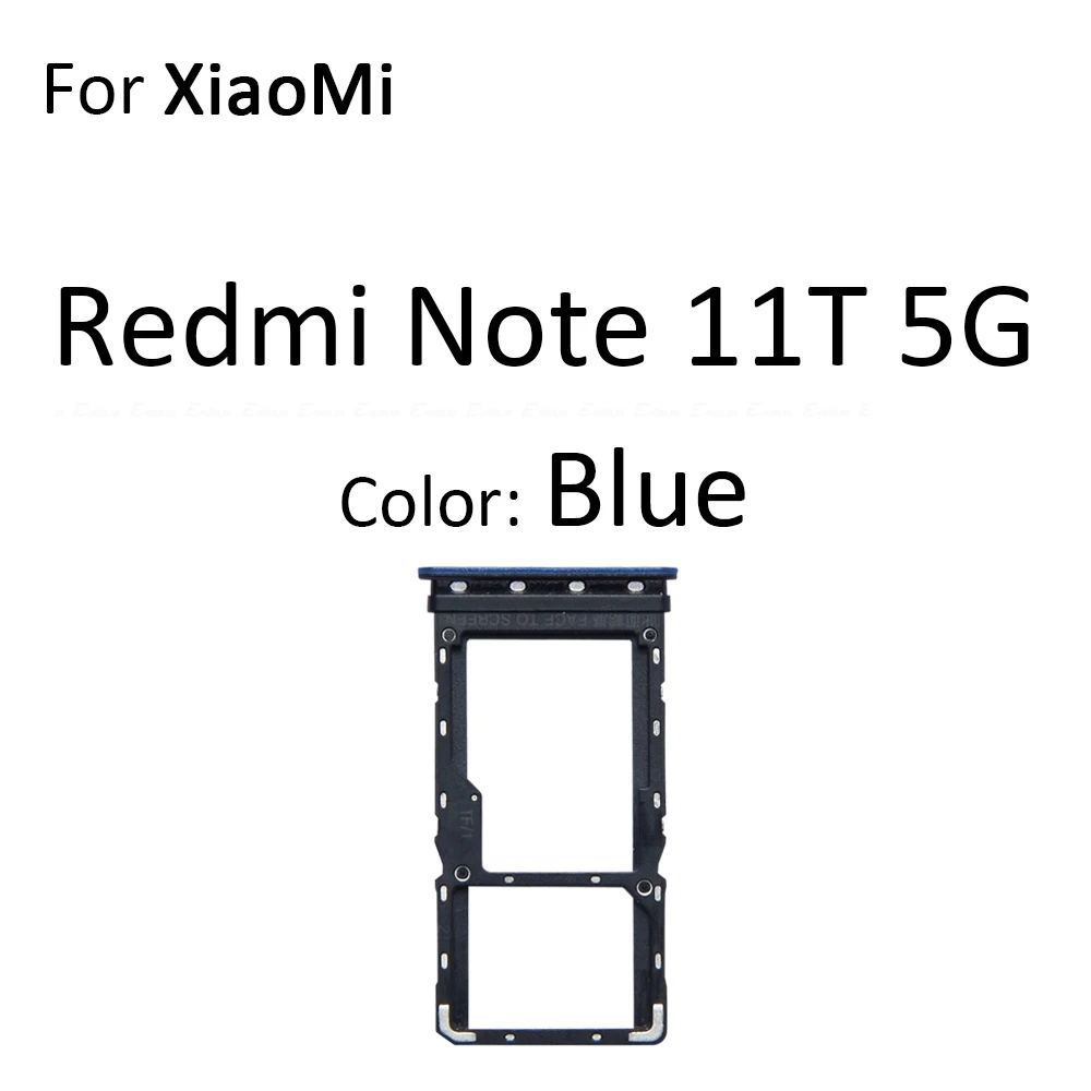 بطاقة Sim مايكرو SD بطاقة صينية المقبس حامل فتحة الحاويات موصل محول أجزاء ل XiaoMi Redmi ملاحظة 11 11T برو زائد 4G 5G