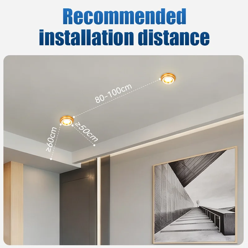 1-10PCS Led Downlight Recessed 25W Ceiling Spotlight Replace GX53 Bulb Panel Light For Living Room Bedroom Kitchen Round Indoor view 5