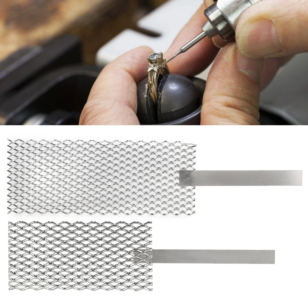 

Jewelry Plating Mesh Plating Mesh Platinized Ti Mesh Jewelry Process Making Plating Tool with Handle