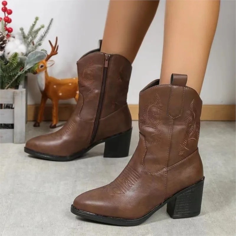 

Boots Woman Snow Soft Woman Shoes Waterproof Women Booties Plus Size Ankle Boots 2025 Trend Botas Mujer Women's Winter Footwear