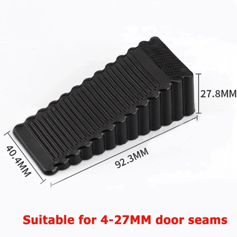 Safety Silicone Door Stop Wedge Door Stoppers Multifunctional Anti-collision Stop Home Office Door Rear Retainer Stop Reusable