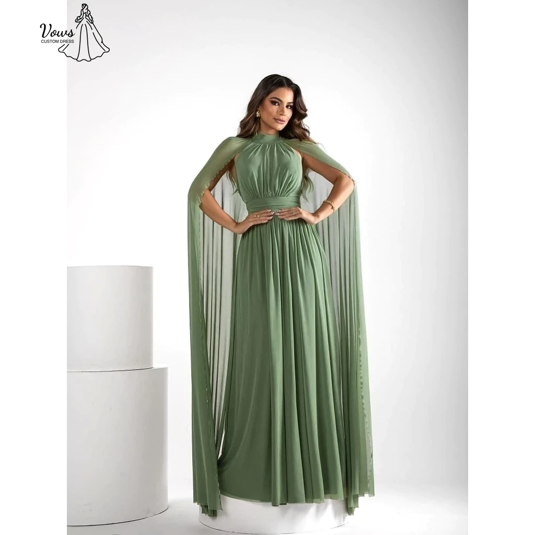 

Vows Custom Made Luxurious Women's Evening Dresses for Special Occasions Line A Ribbon Elegant Woman Dress Tulle Prom Dress 2026