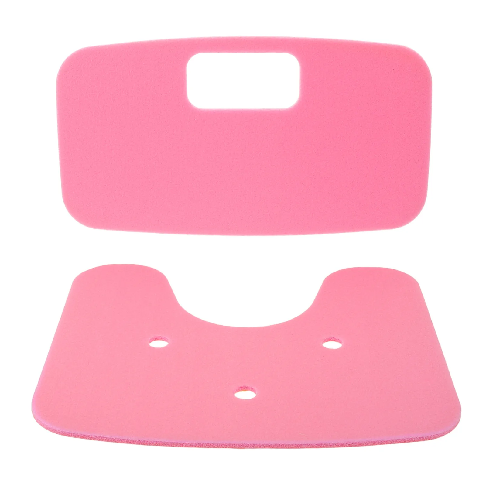 2Pcs Non Slip Shower Bench Cushion Cover Shower Stool Seat Mat for Elderly Senior Disabled Bathroom Bathtub Seat Mat Pink