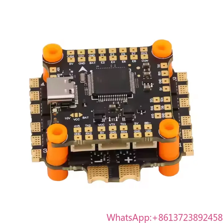 HAKRC F722 V2 ICM42688 Flight Controller with BLS 50A 4IN1 ESC 30.5x30.5MM FPV Racing Drone Kit Includes Storage Function