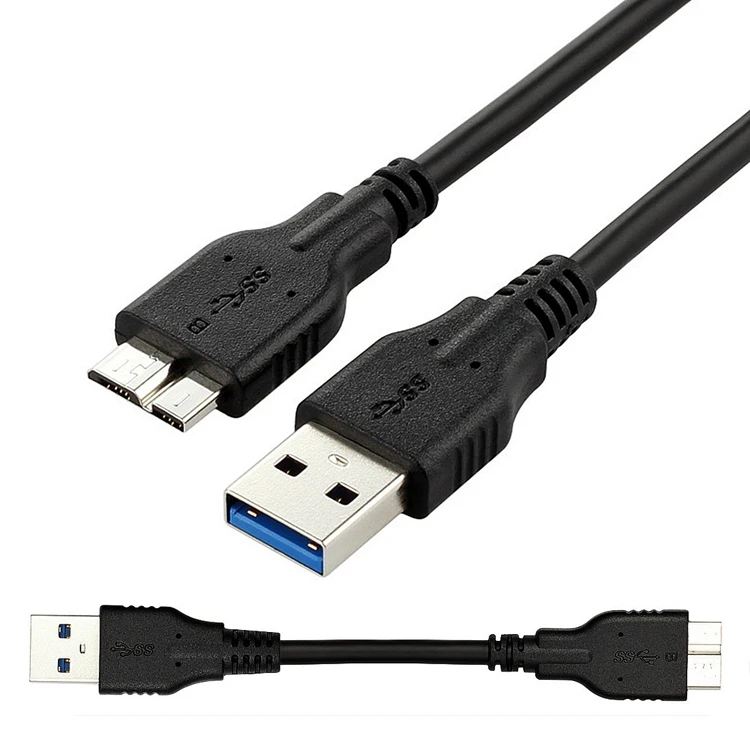 USB 3.0 Type A to Micro B Cable For  S5 Note3 External Hard Drive Disk HDD USB HDD Data Wire Cord USB Micro B ChargeCabo