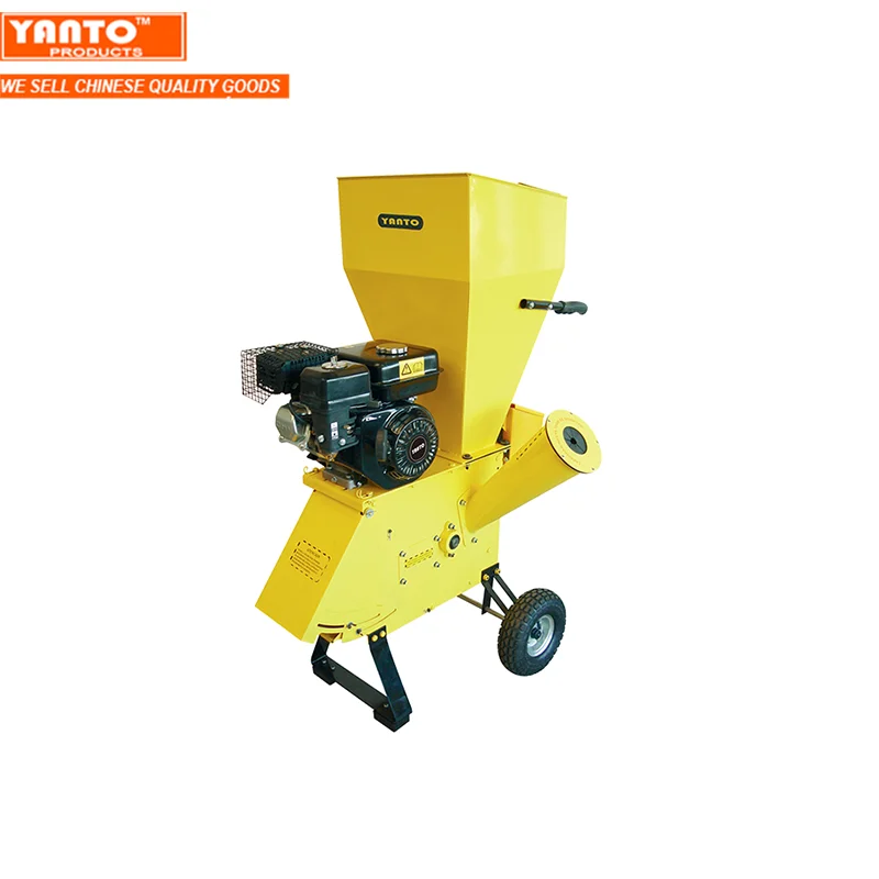 SRPB65 Commercial 6.5 HP Wood Chipper Garden Leaf Mulcher Branch Shredder Chipper Forestry Machinery