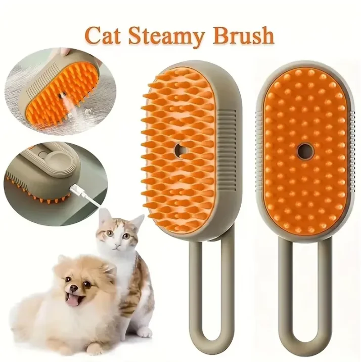 Cat & Dog Pet Spray Massage Comb One Key Spray Anti-Fly Comb Bath Brush Hair Removal Pet Supplies Combs Cat comb Pet Products