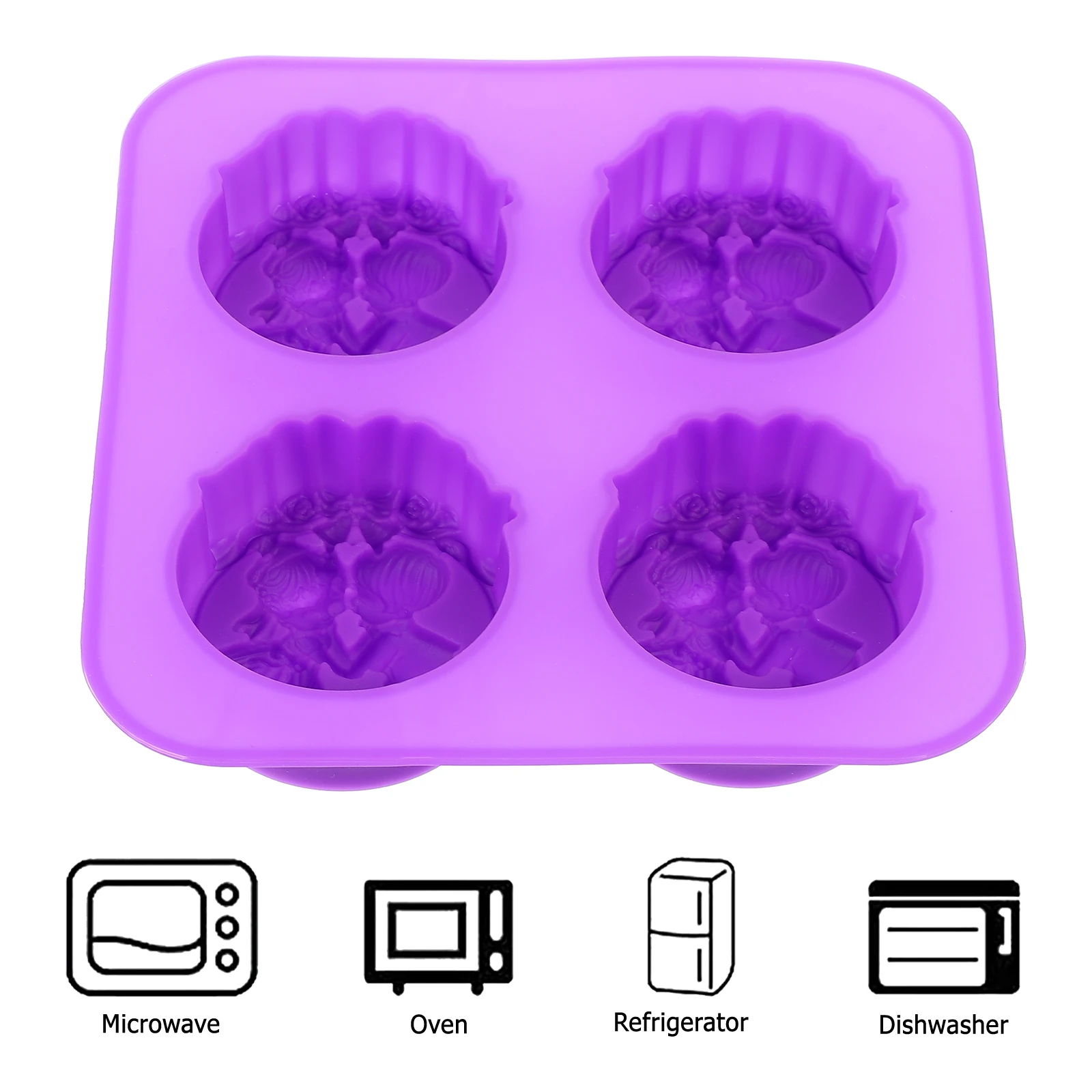 

Silicone Angel Mold DIY Soap Mold Art Decor Casting Lightweight Compact Household nament Molds for Family Friends Gift