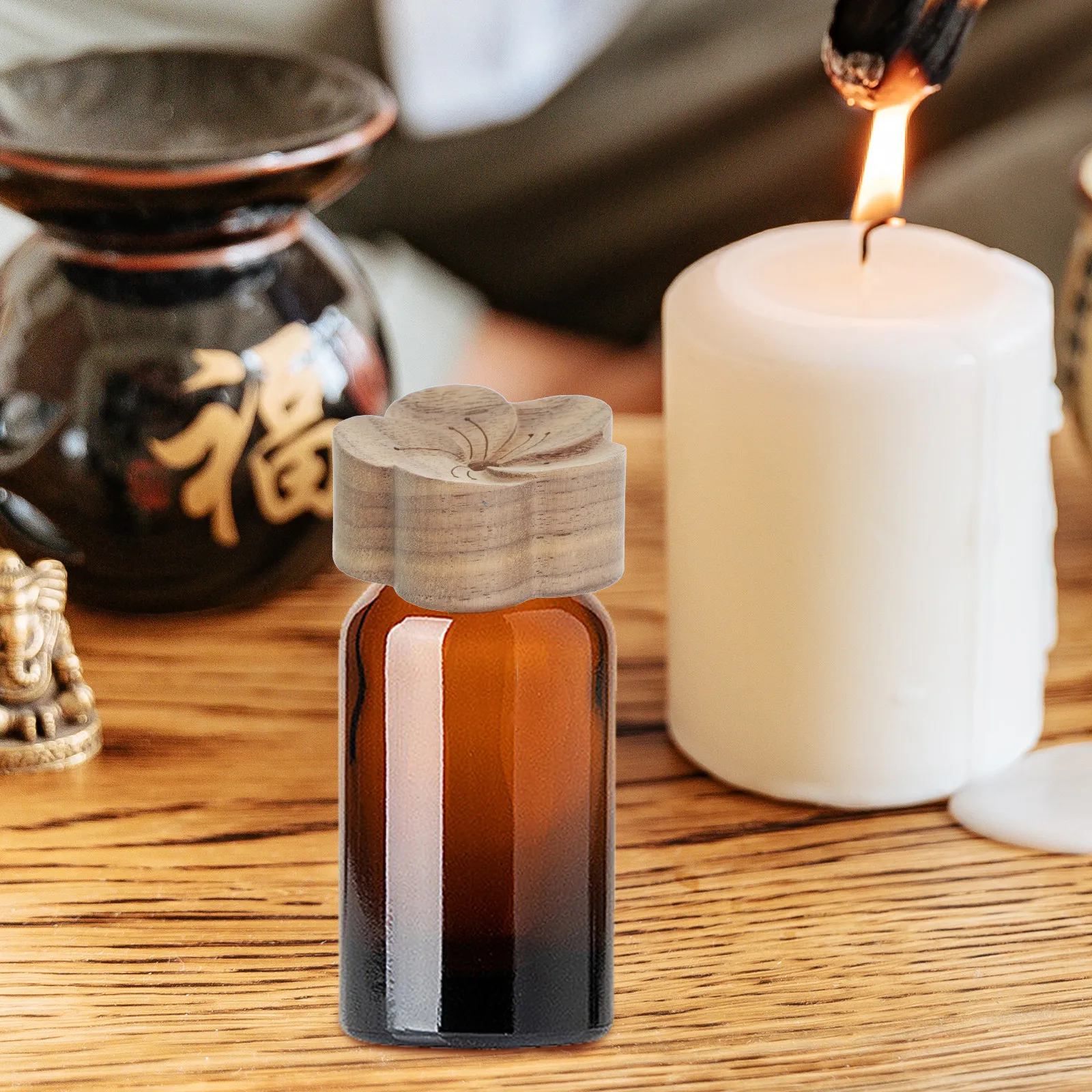 

Деревянный аромадиффузор из массива дерева премиум-класса, 1 шт., для дома, офиса, спальни, комнаты для йоги, зоны для медитации