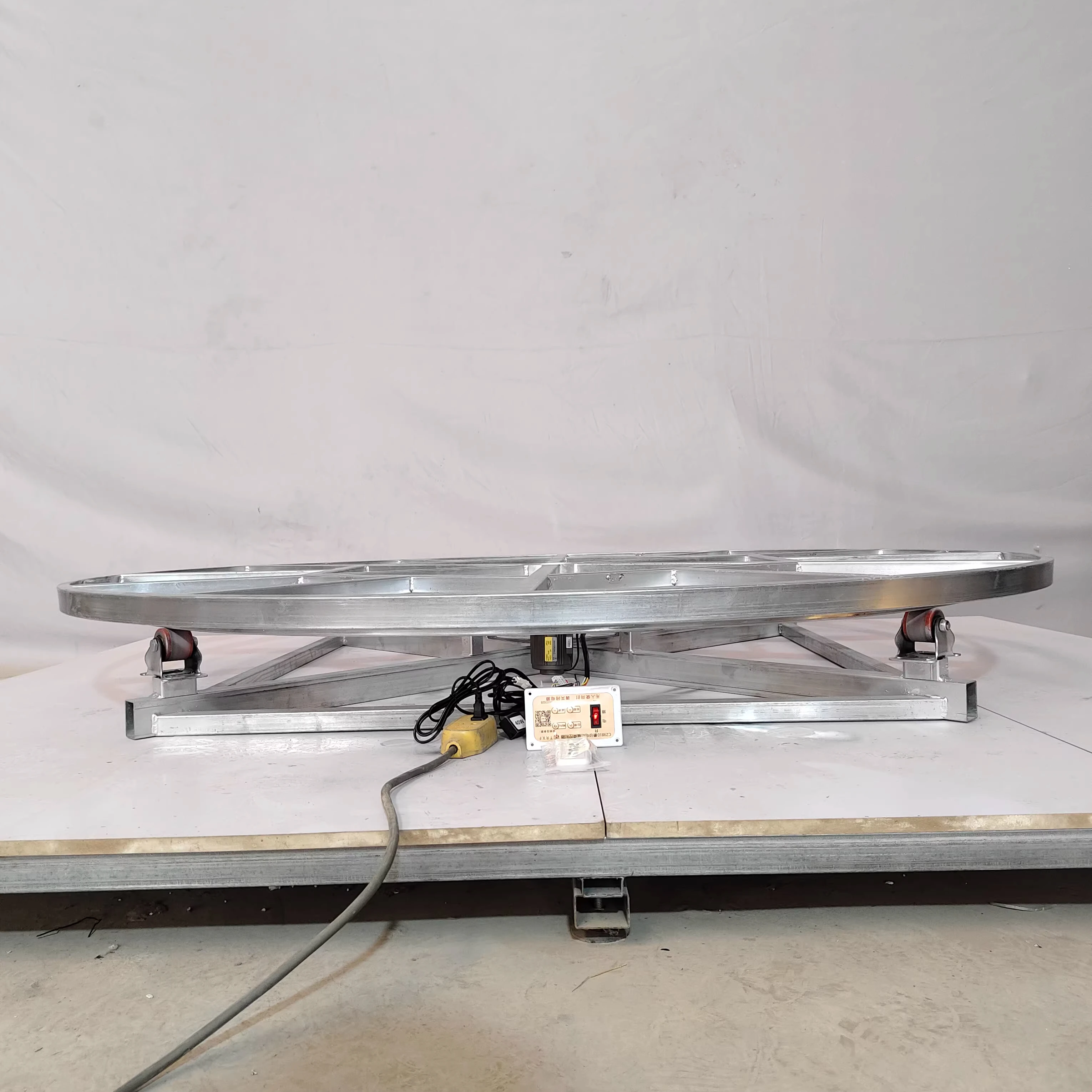 electric remote control turntable live broadcast rotating stage product display shooting live dance electric motorcycle display