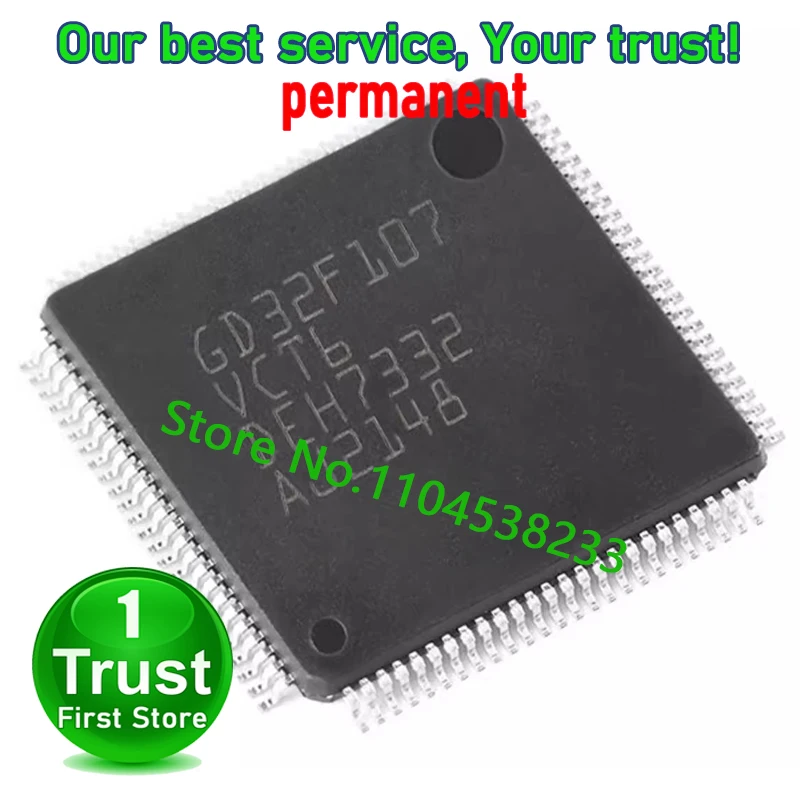 GD32F107VCT6 STM32F107VC VBT6 GD32F307VCT6 LQFP100 10PCS/LOT