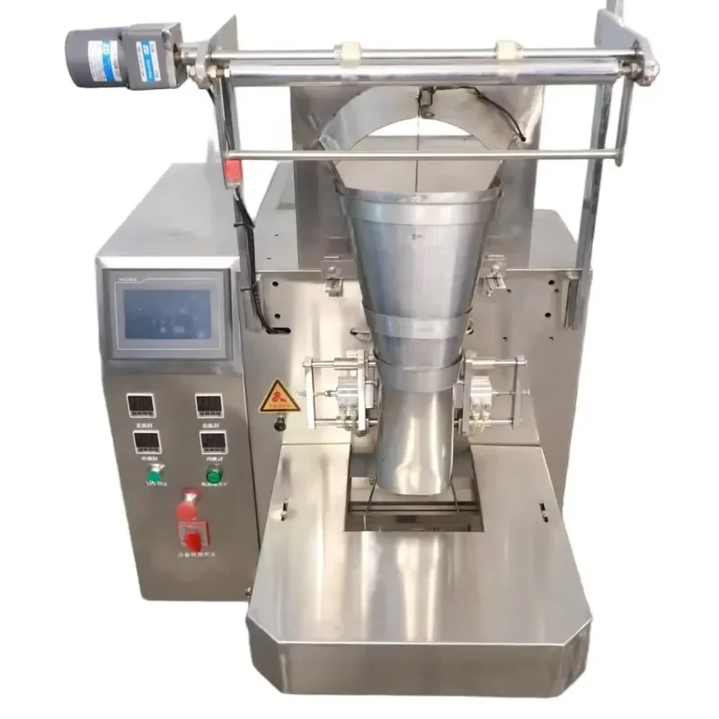 Customized Automatic Electric Stretch Film Packaging Machine for Food Chemical and Hardware Screws