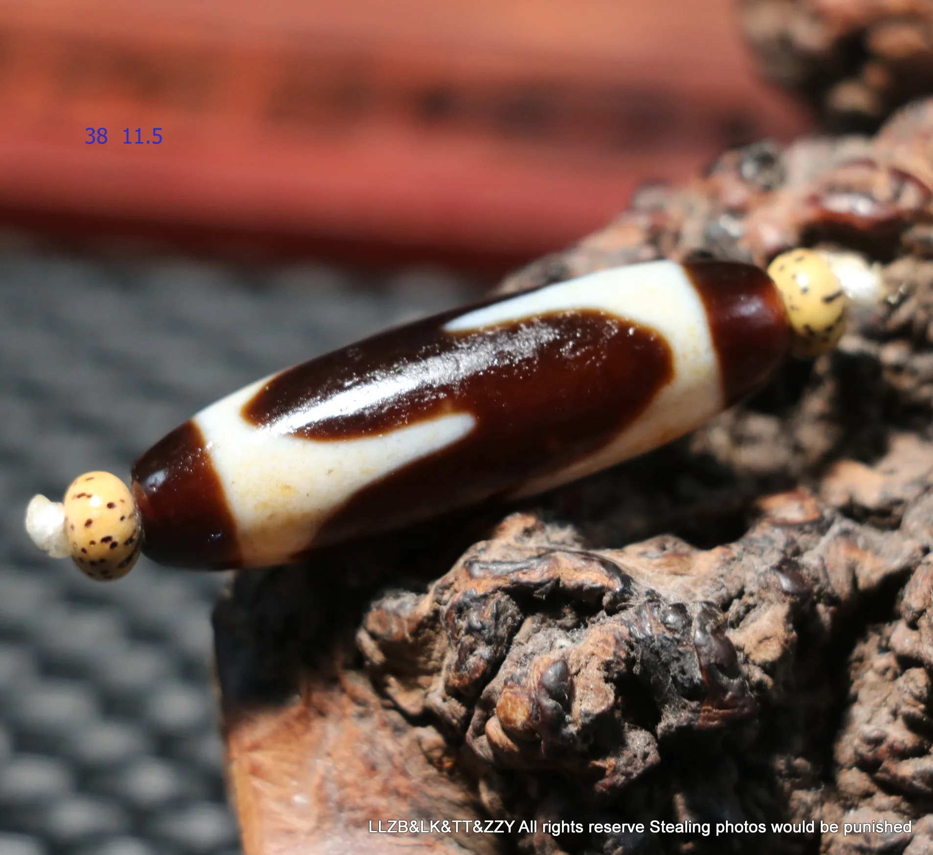 Magic Power Tibetan Old Agate Sharp Tiger Tooth totem dZi Bead Amulet Size Fit For Making Bracelet Precious Gem