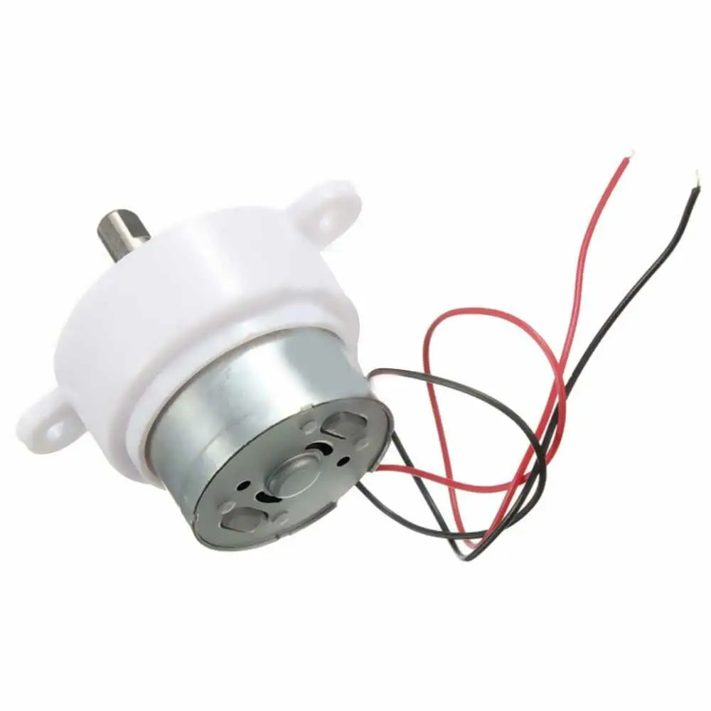 DC 6V/12V Electric Brushless DC Motor High Torque Gear Motor Geared Box S30K Reduction Motor 2 Wires for Electronic Toys Fan image 2