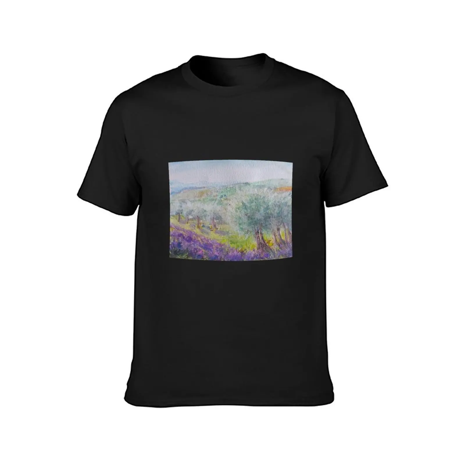 olive trees and lavender in provence T-Shirt graphics cute clothes mens cotton t shirts