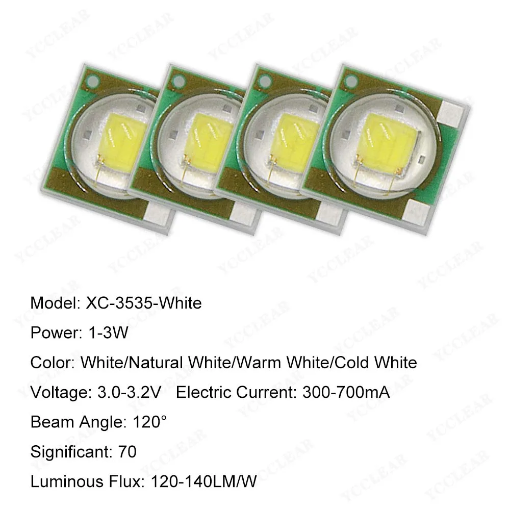 High Bright 1-3W LED 3535 XPE Chips White Cold Natural Warm White With 20mm 16mm 14mm 12mm PCB Board For Flashlight Biycle Light