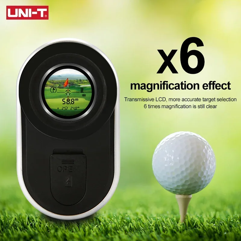 UNI-T Golf rangefinder With Slope Adjustment 600M 1500M Laser Range Finder for Hunting Monoculars LCD Display